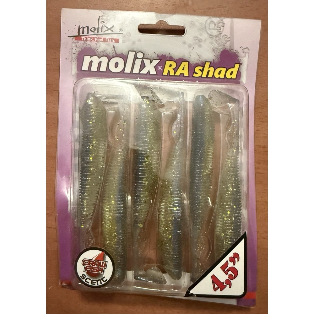 MOLIX‎ RA SHAD 4.5" 6 Pack #65 Seducente/sexy Shad